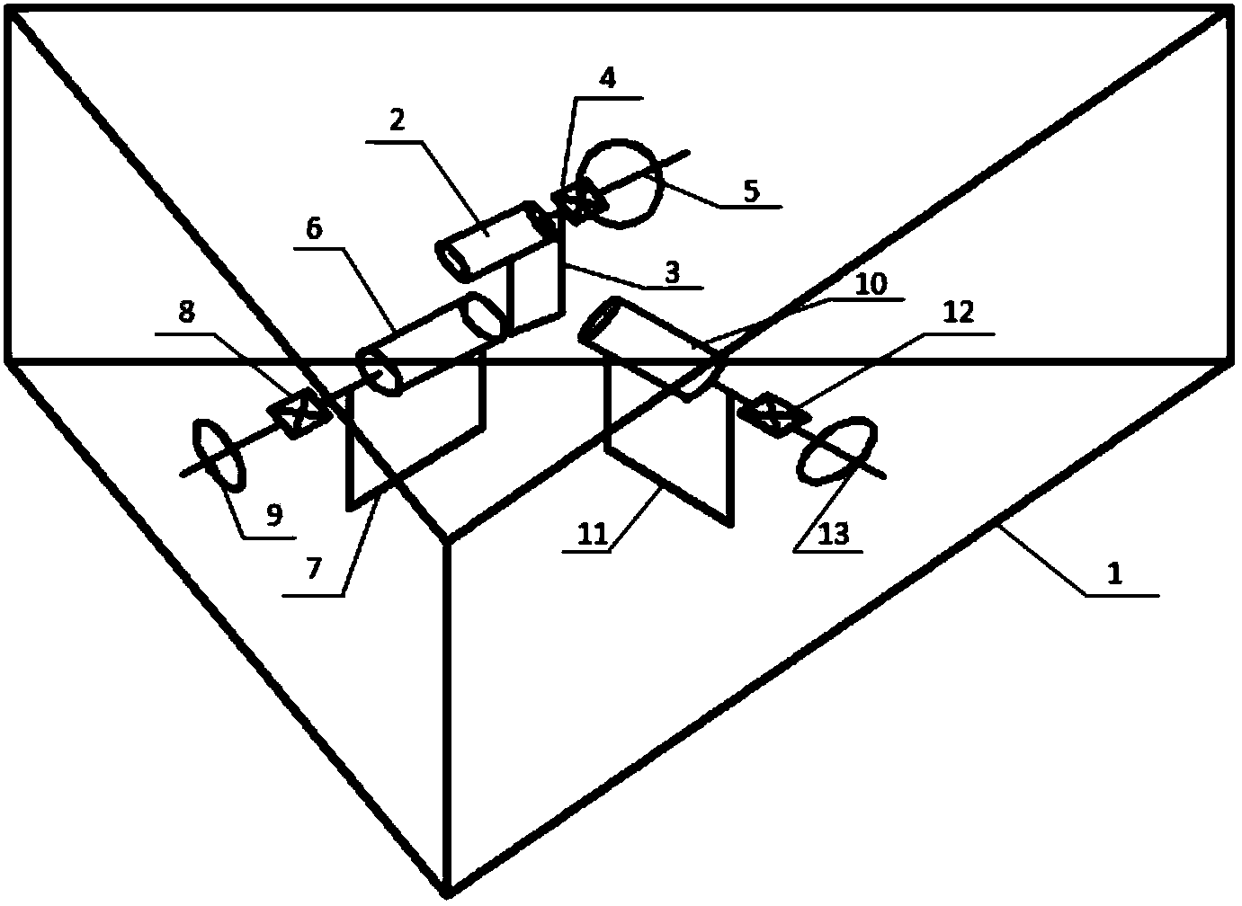 Double-column self-reconfigurable modular robot