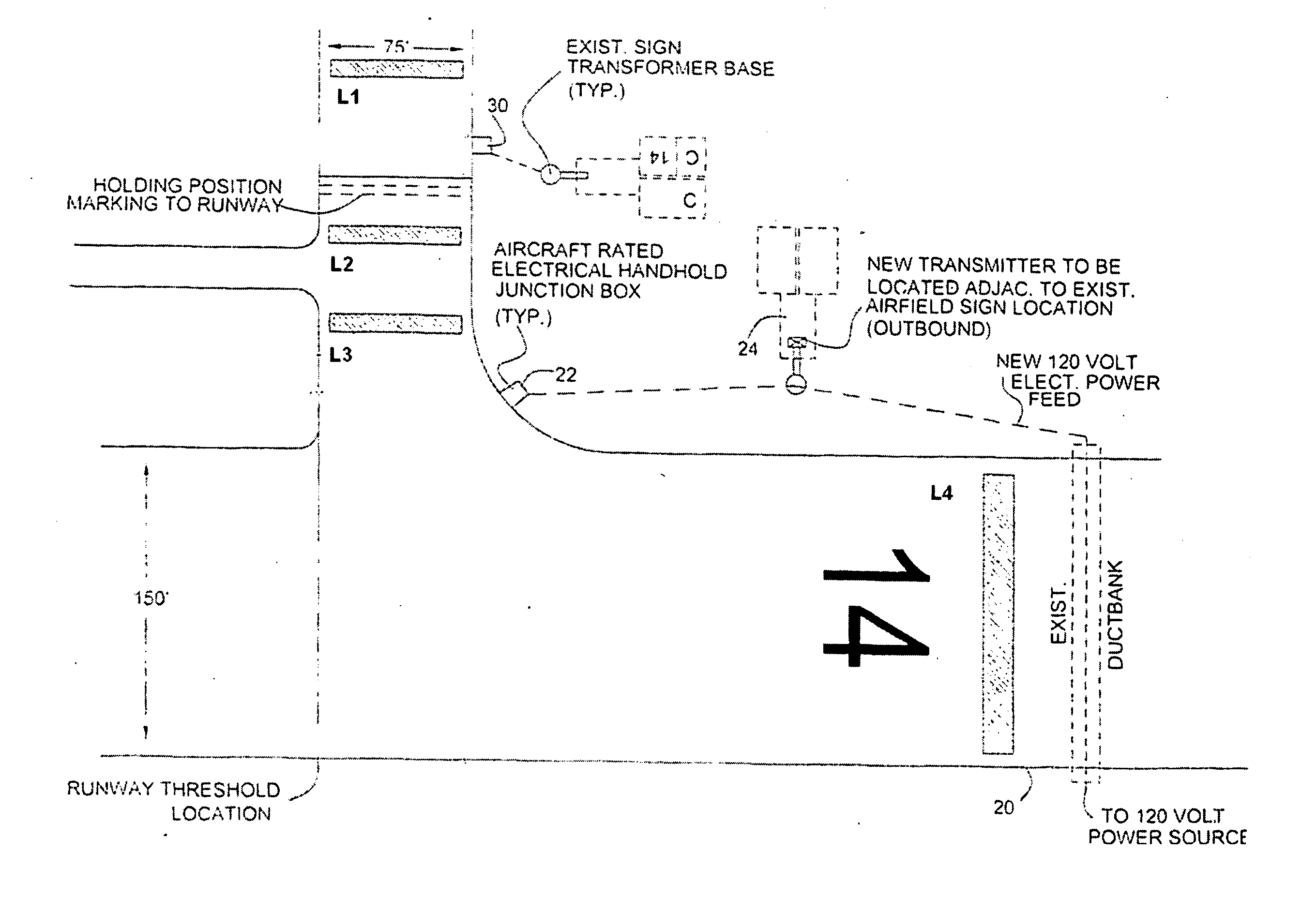 System for monitoring vehicle and airplane traffic on airport runways