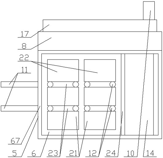 Glass fiber tape feeding system facilitating replacement of glass fiber tape roll