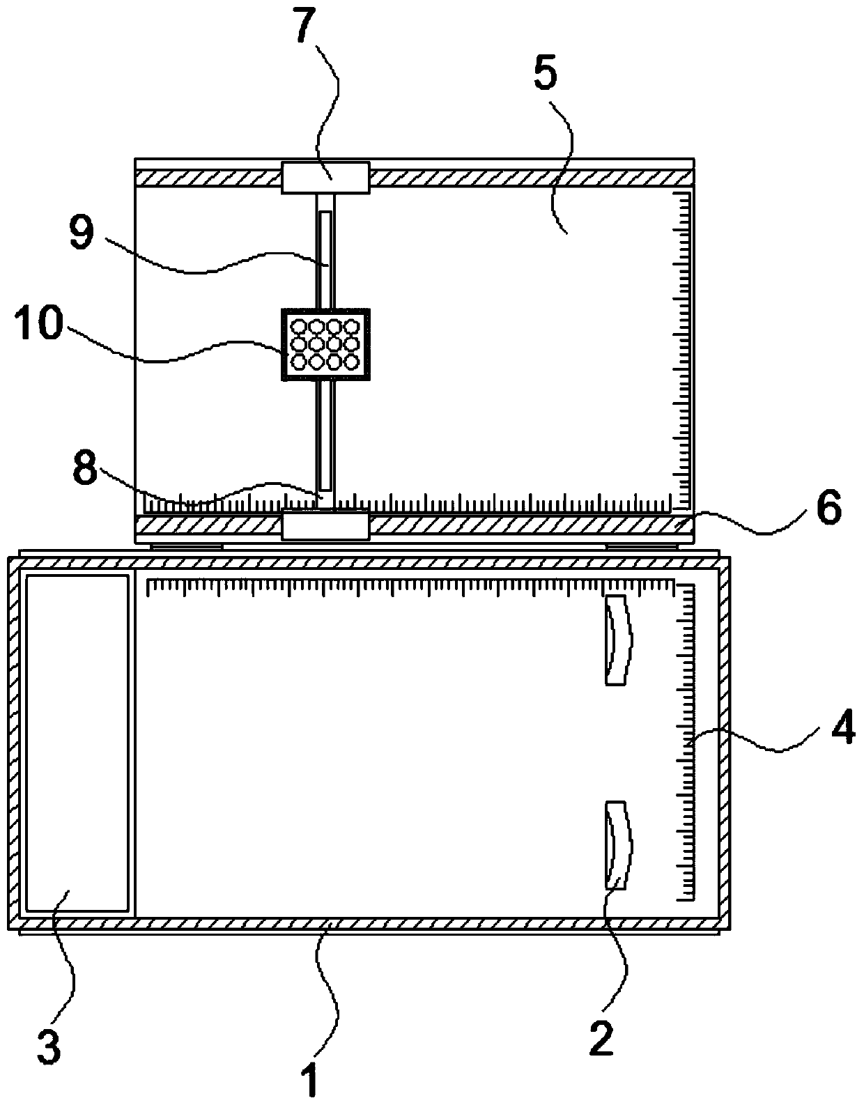 Radiotherapy location device for oncology department