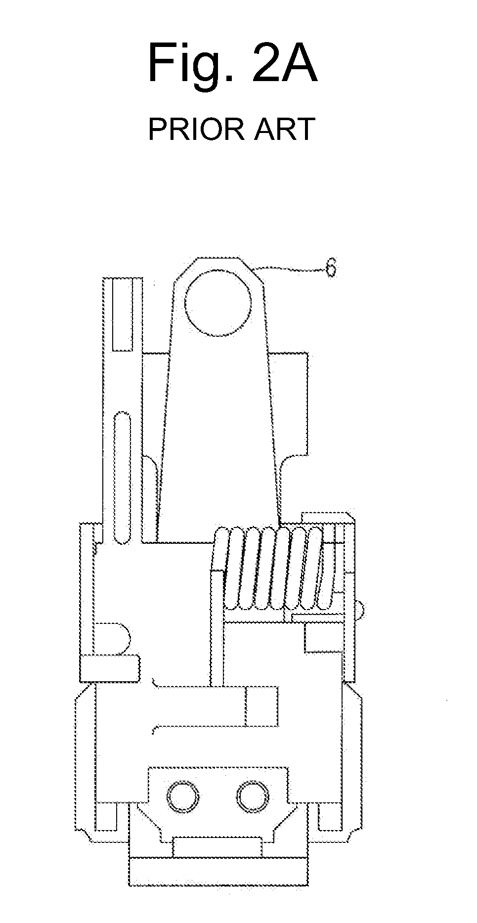 Gap adjusting method in trip mechanism of molded case circuit breaker