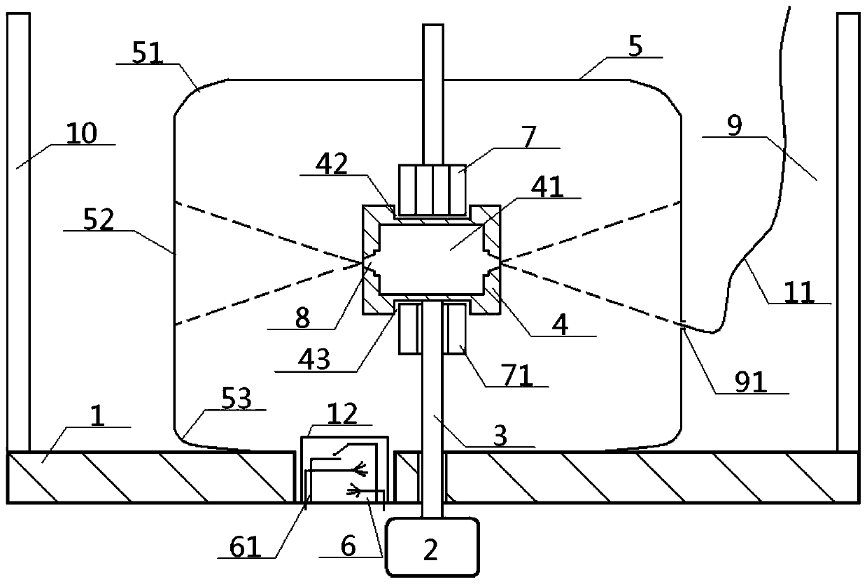 Nnofiber spinning device