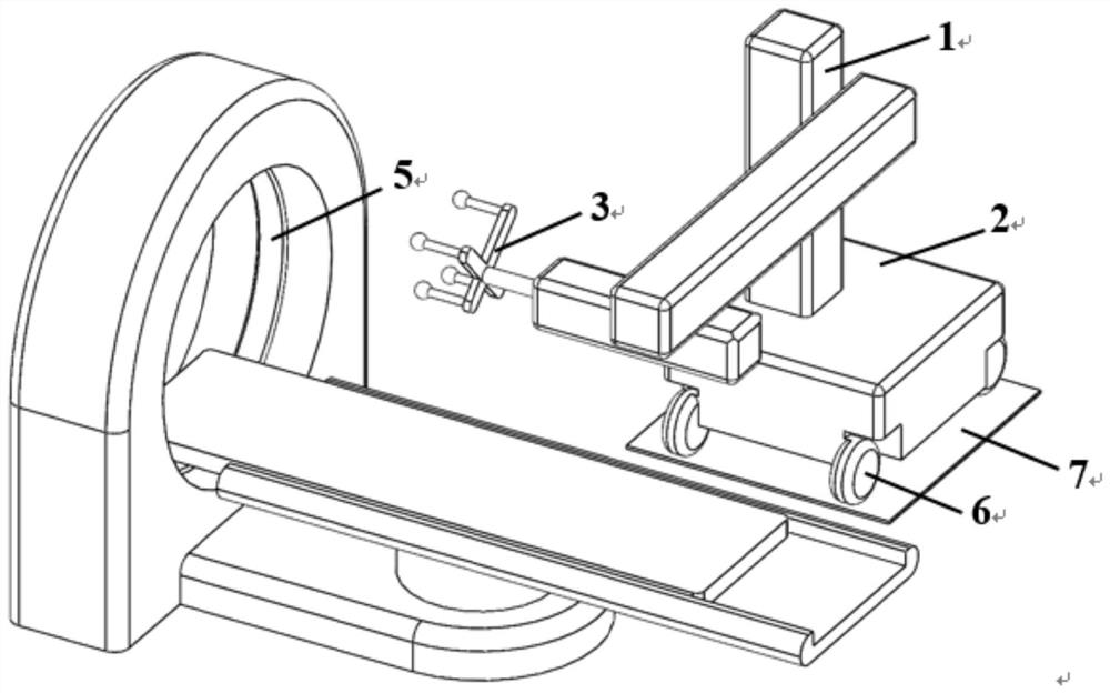 Space registration method and device for robot and image equipment and electronic equipment