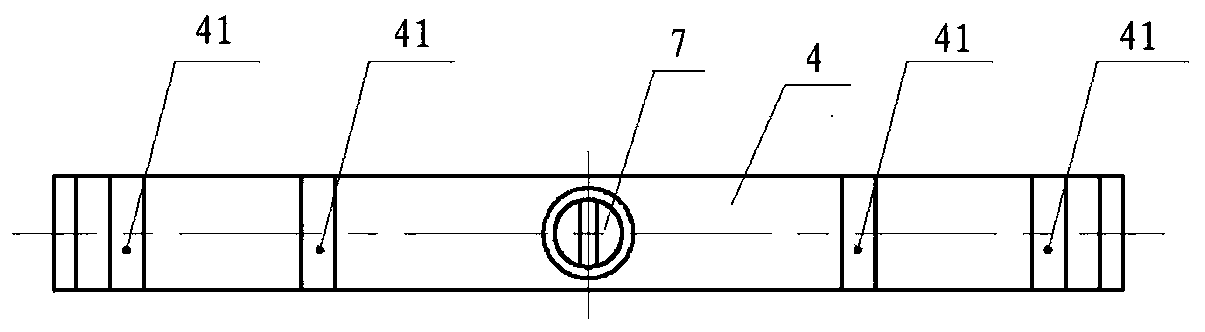 Device and method for removing burrs in a cracked waveguide inner cavity