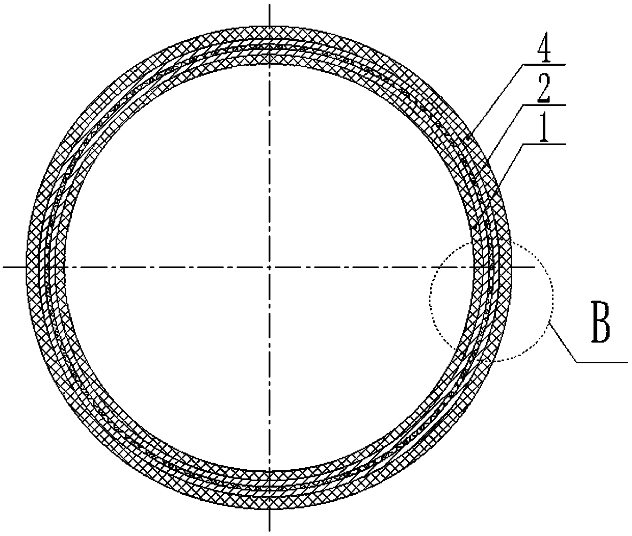 Multi-layer framework reinforced plastic composite pipe