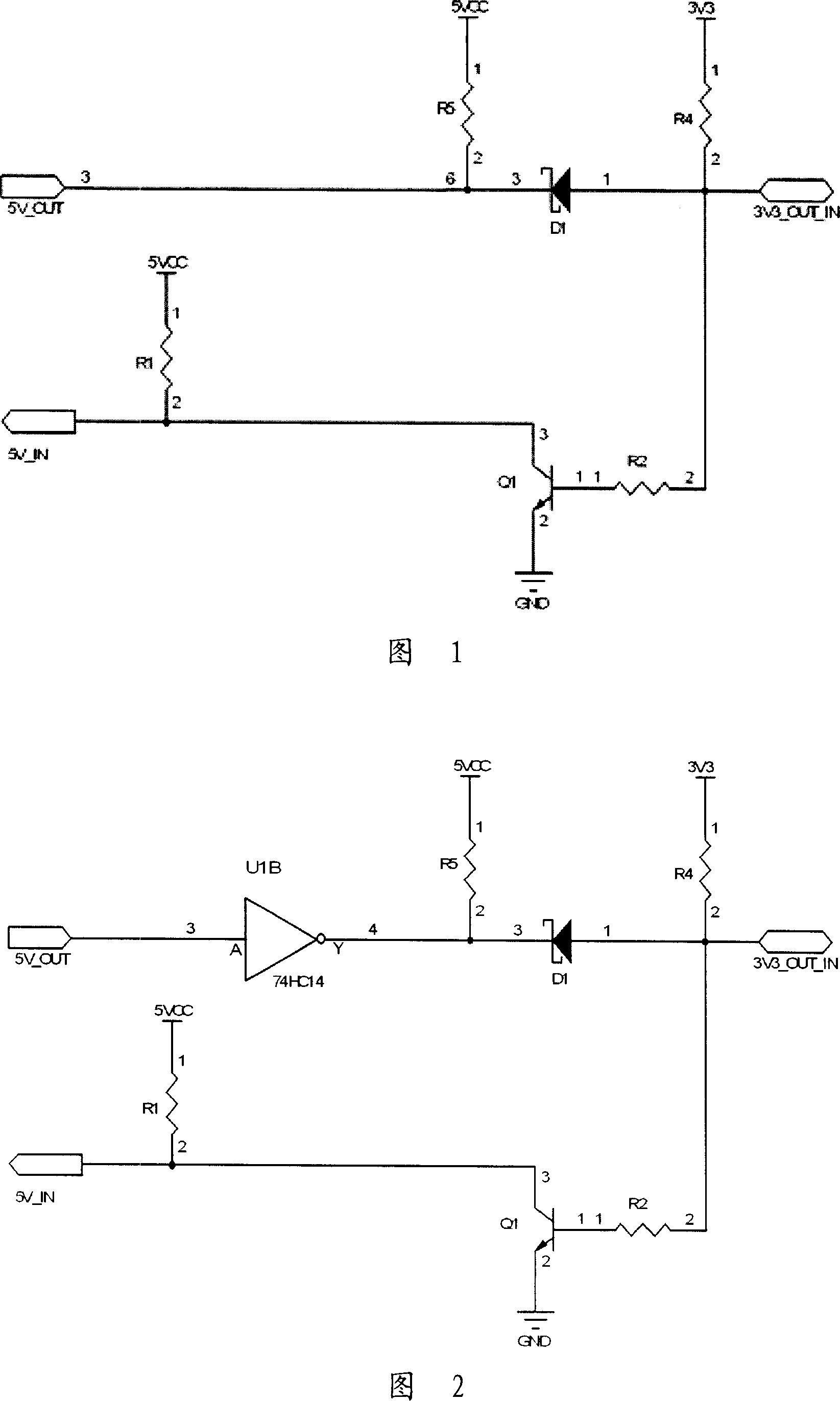 A bidirectional level conversion circuit