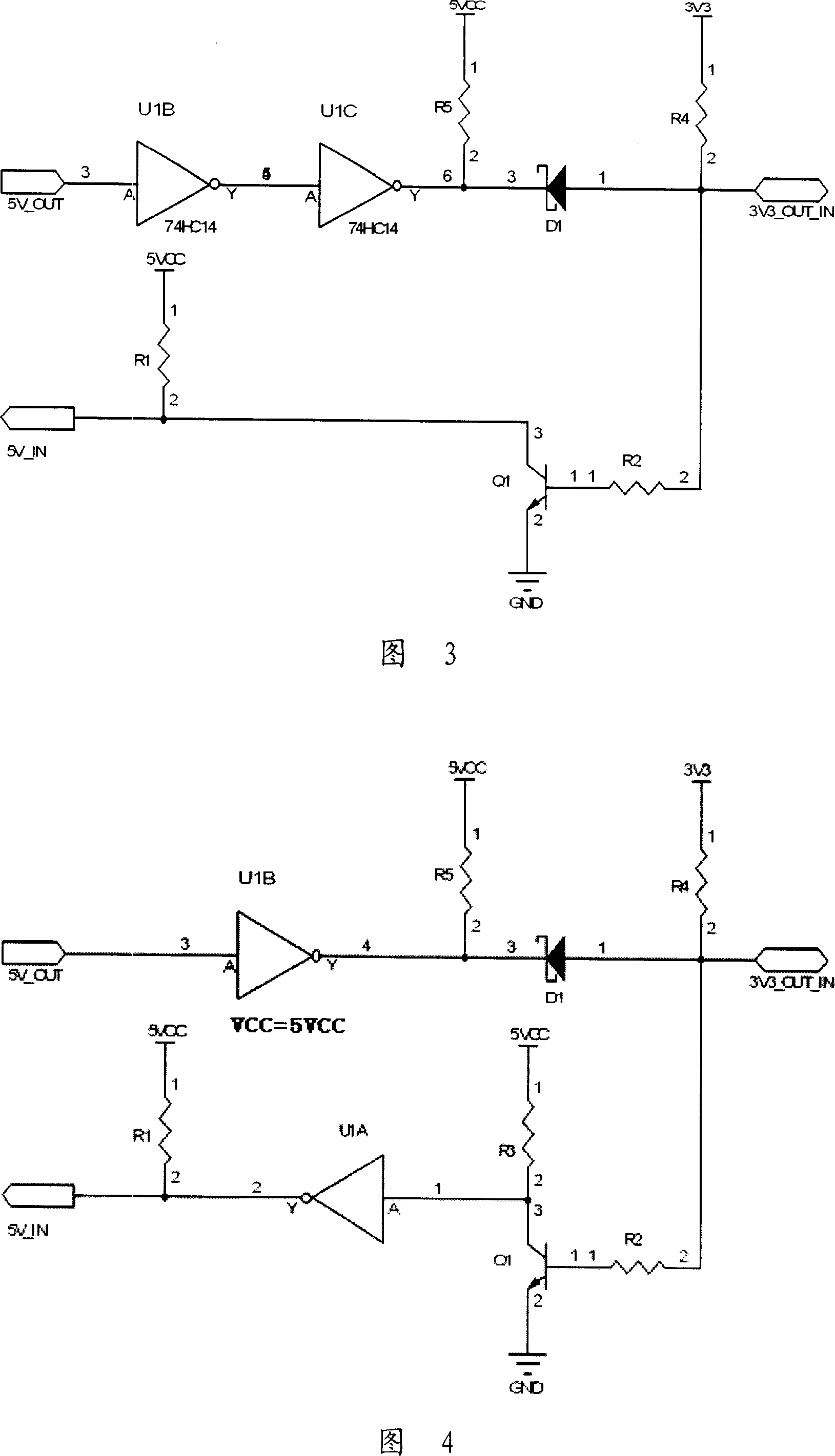 A bidirectional level conversion circuit