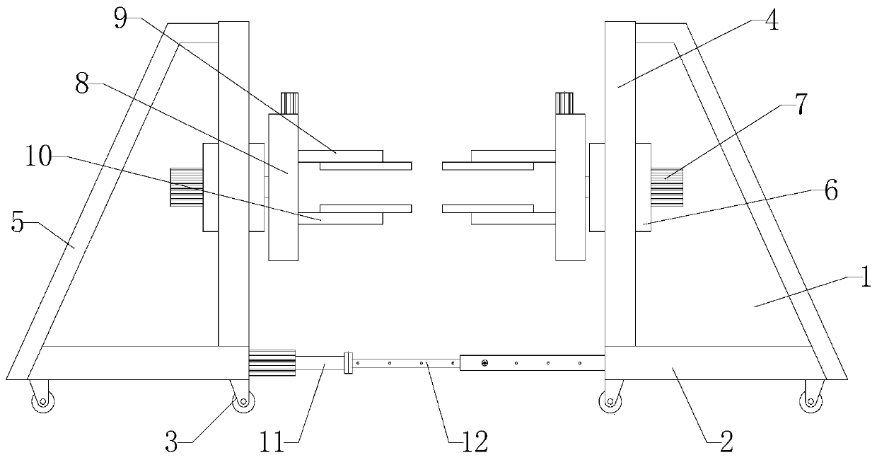 Overturning mechanism for mattress processing