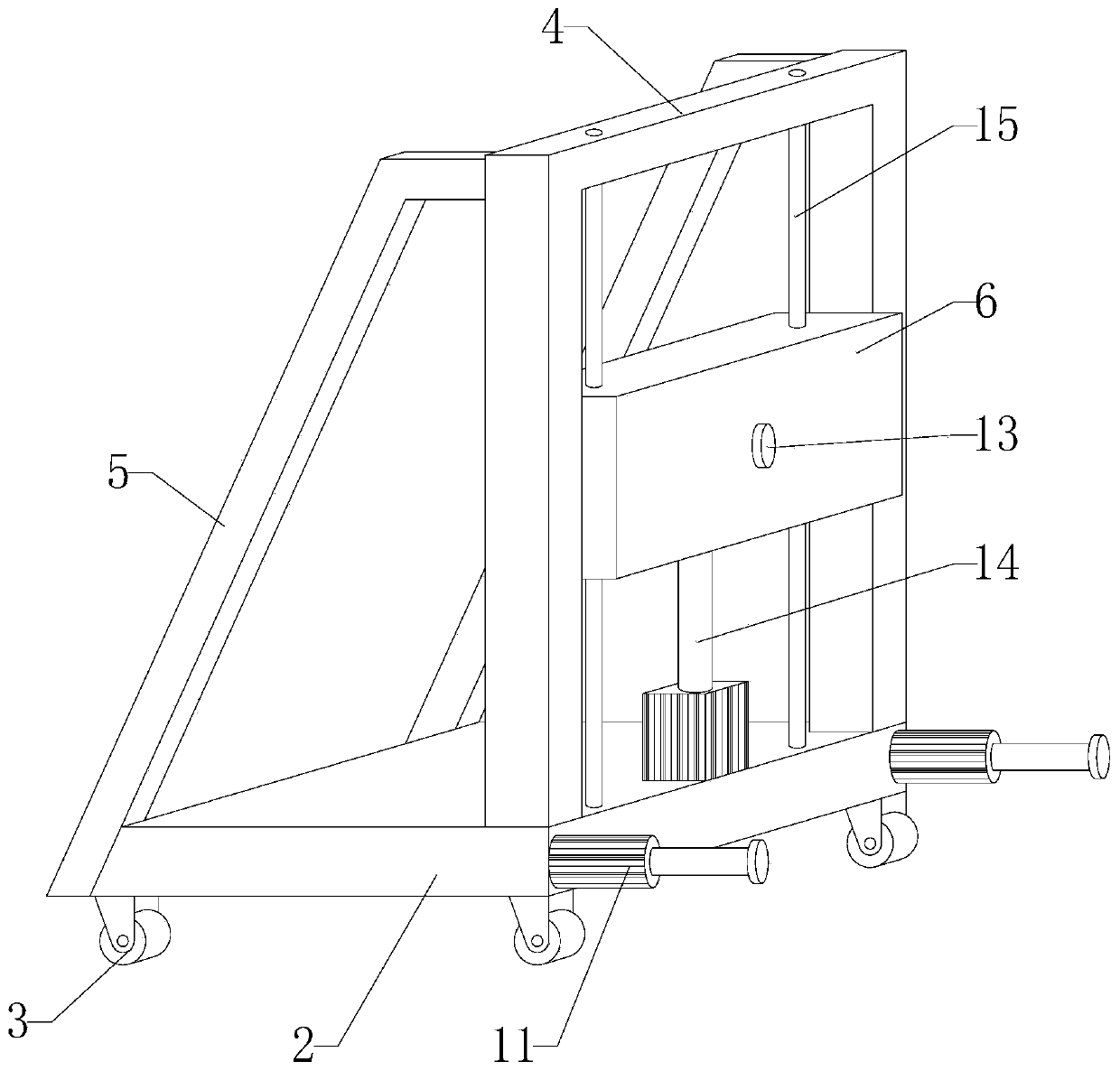 Overturning mechanism for mattress processing