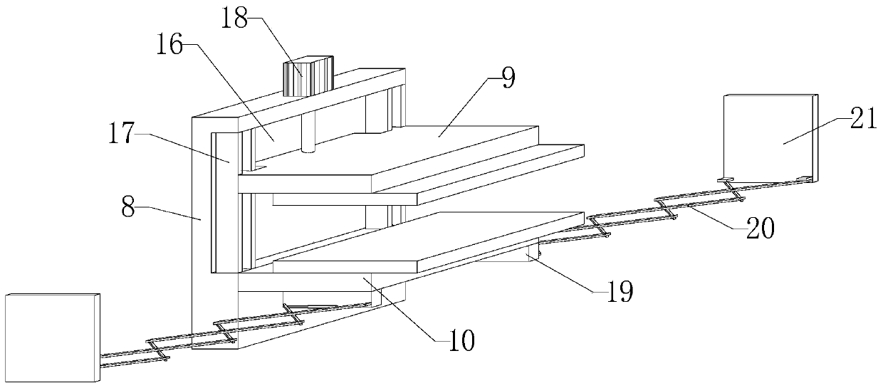 Overturning mechanism for mattress processing