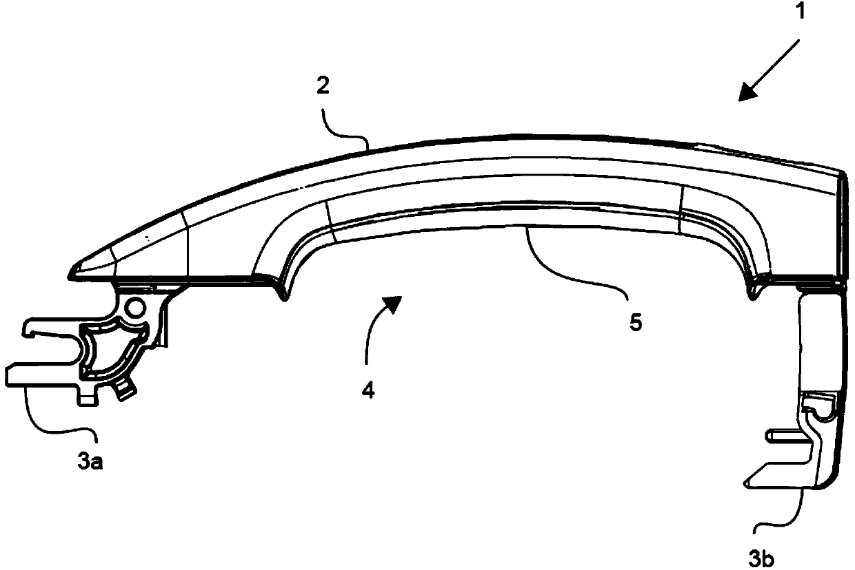 Vehicle door handle with capacitive proximity sensor