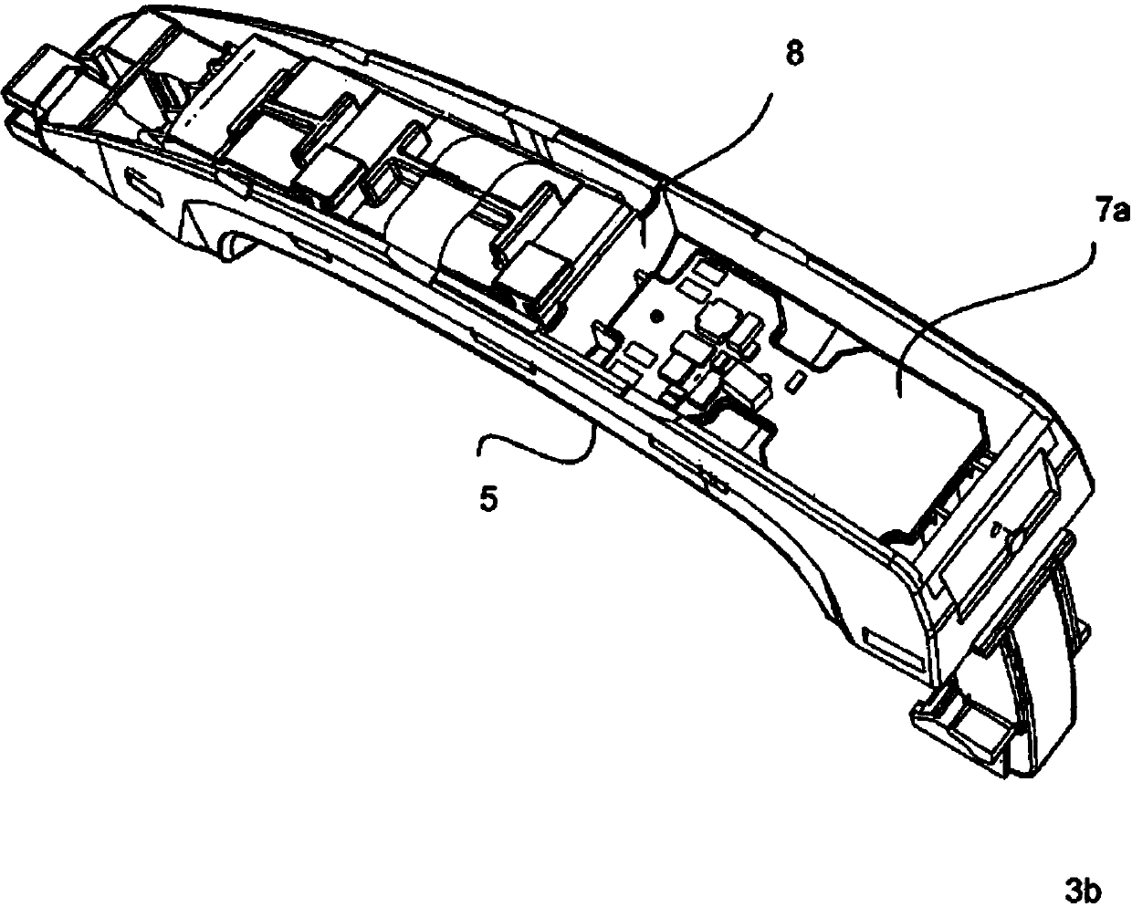 Vehicle door handle with capacitive proximity sensor