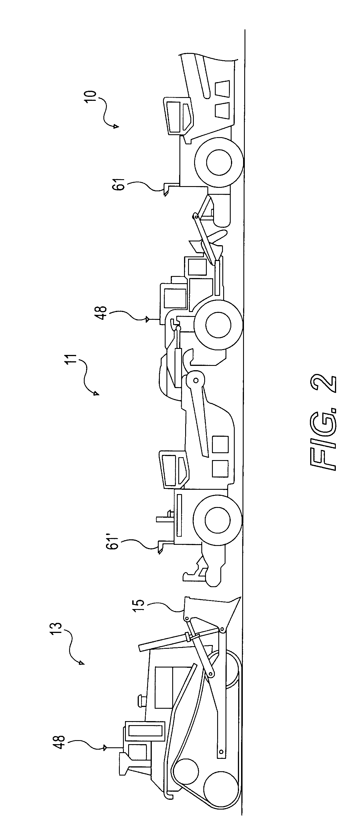 Excavating system utilizing machine-to-machine communication