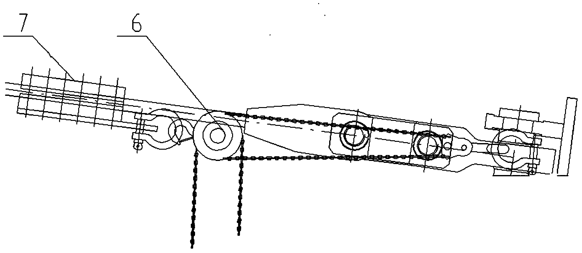 Cable-driving rope replacing mechanism