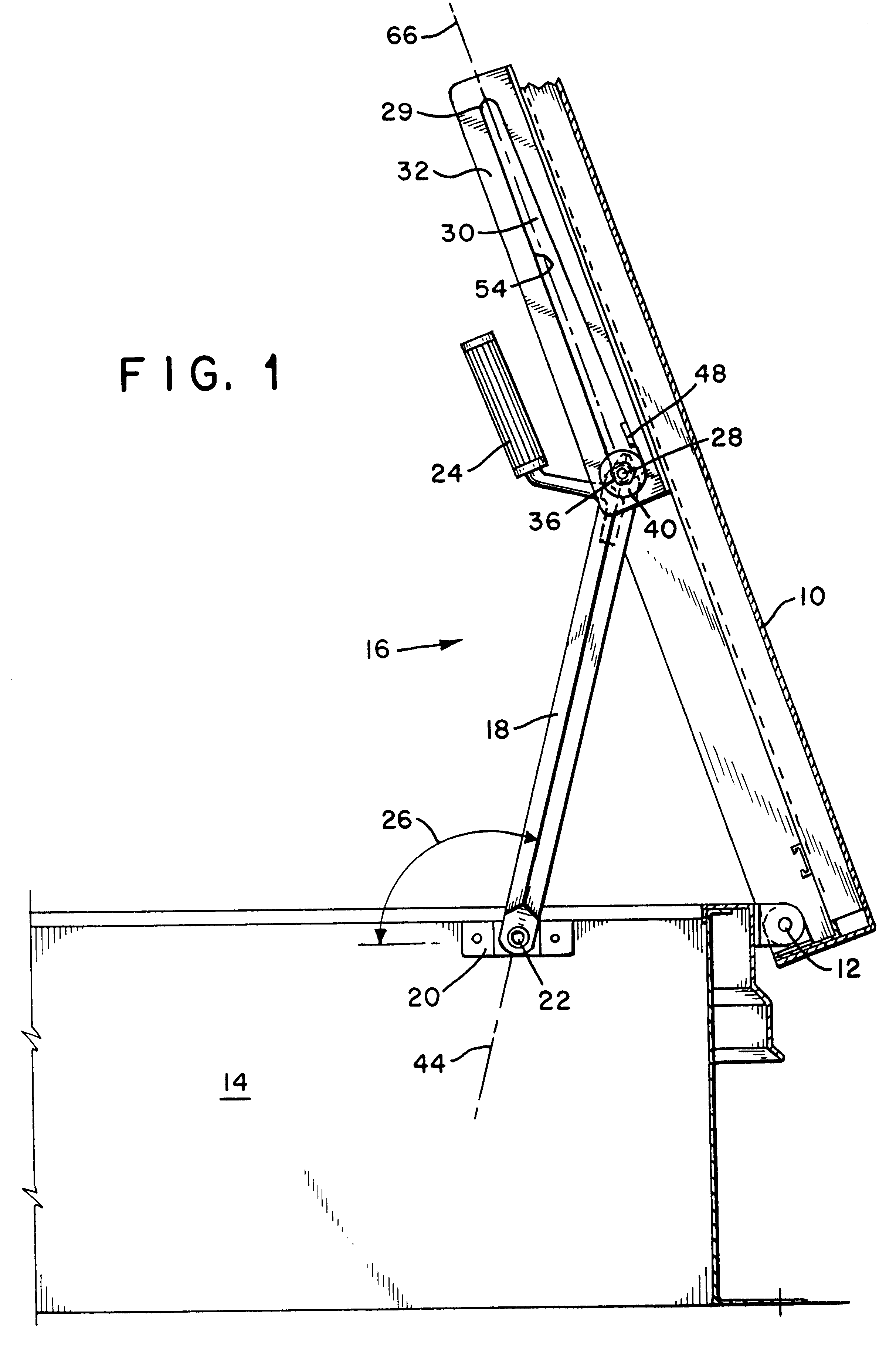 Hold open arm assembly