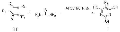 Method for preparing thiobarbituric acid compound