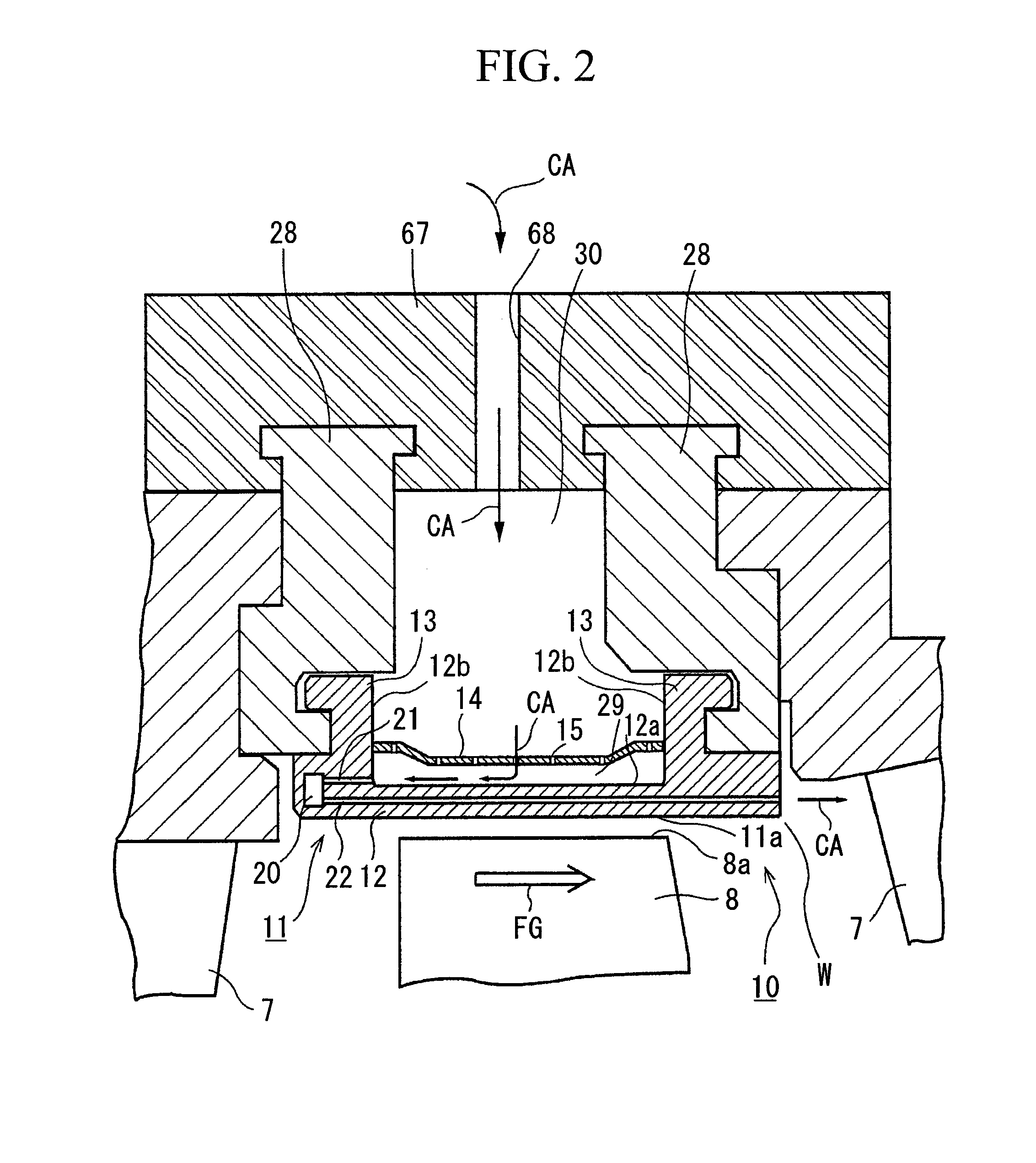 Cooling system of ring segment and gas turbine