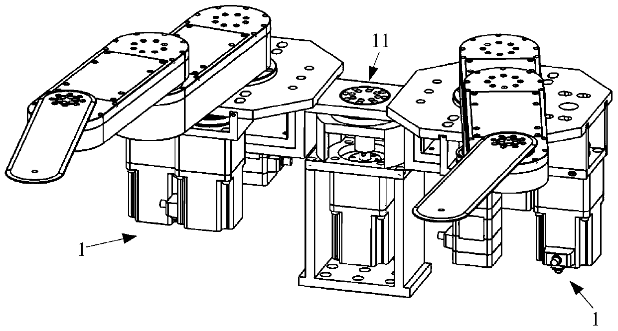 Human-like dual-arm cooperative robot based on synchronous pulley transmission