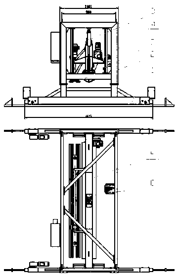 Equipment for imitating manually vibrating and leveling concrete members