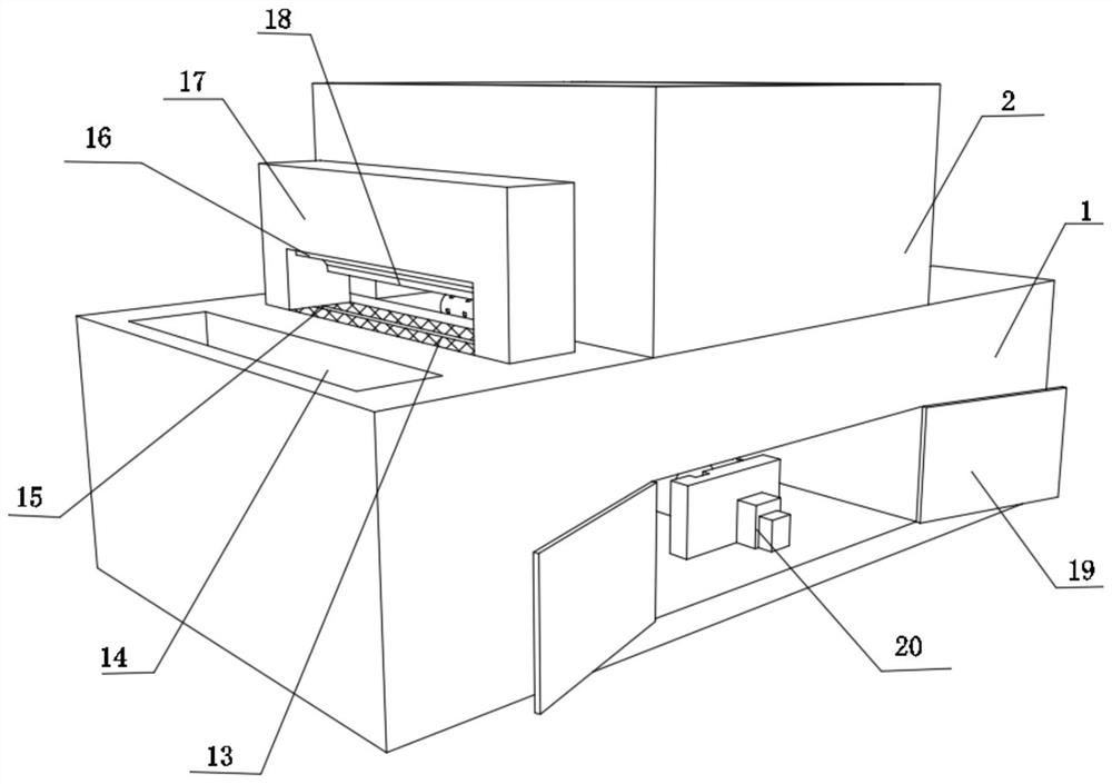 Refrigerator interior trim strip co-extrusion film coating device