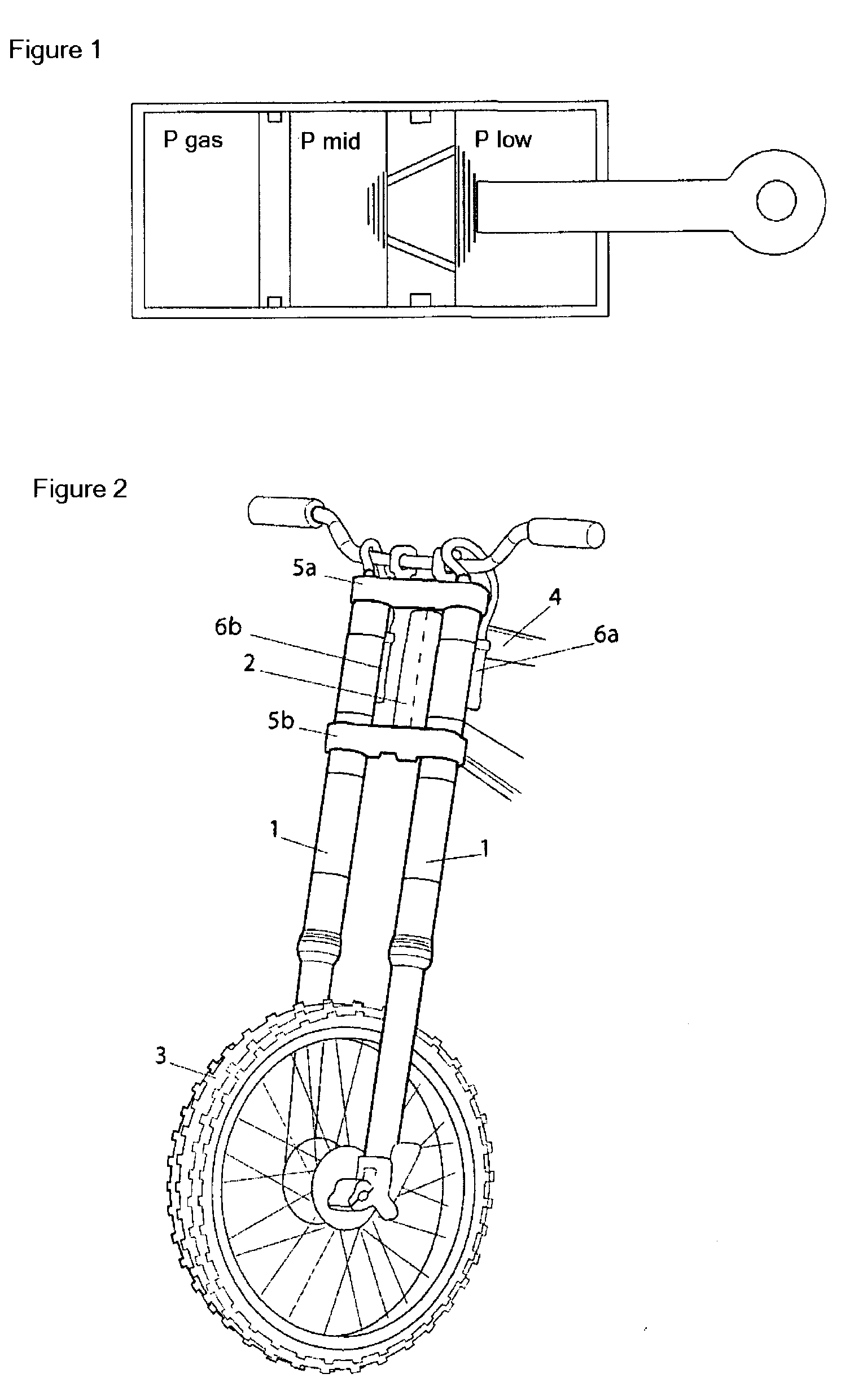 Arrangement for telescopic fork leg with parallel damping