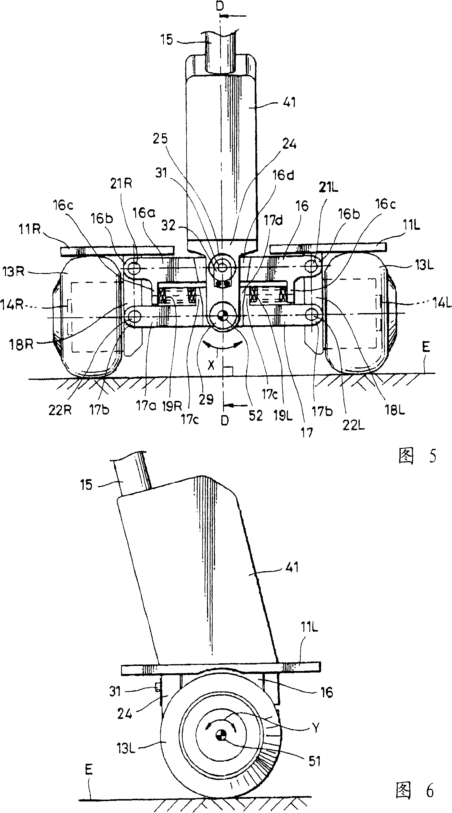 Coaxial two-wheel vehicle