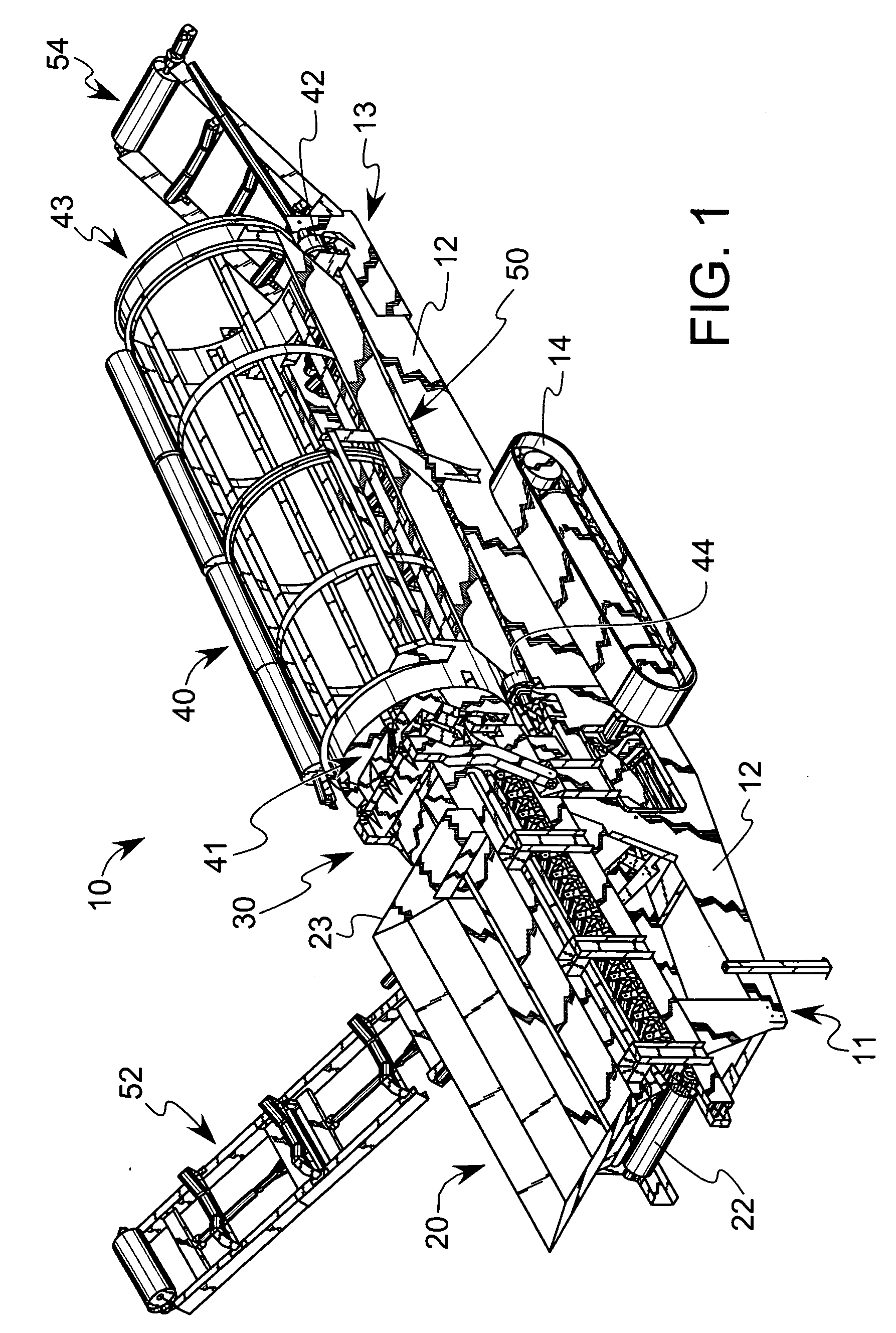 Screening apparatus with hammermill