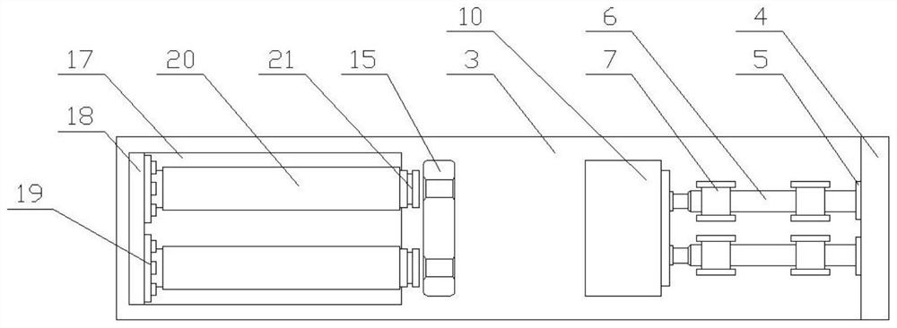 A kind of equipment for polishing the surface of the pull rod used in the manufacture of bags