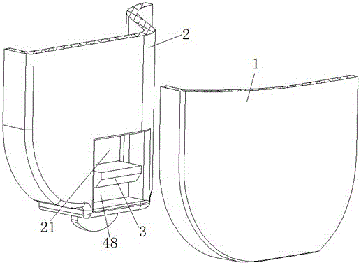 A separate elastic buckle device for household appliances