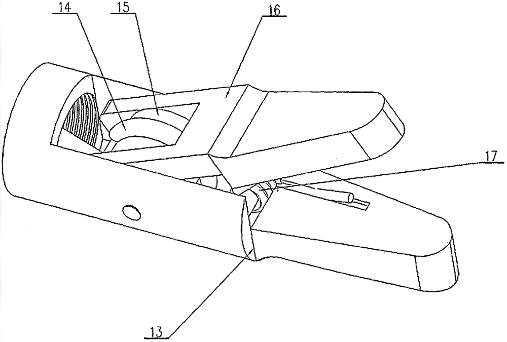 Cable-driven six-degree-of-freedom minimally invasive surgery robot clamping device