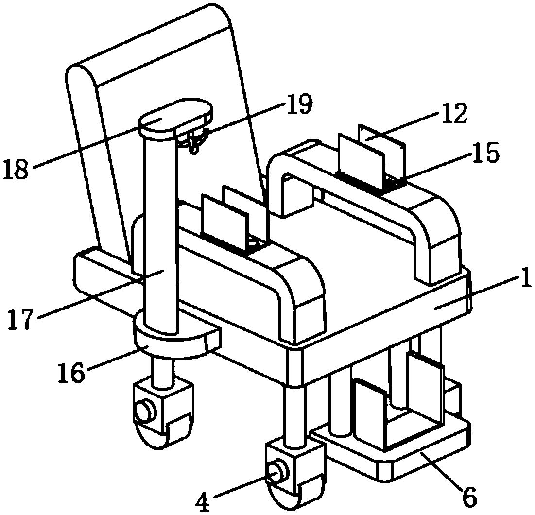 Intelligent nursing device for psychiatry department nursing