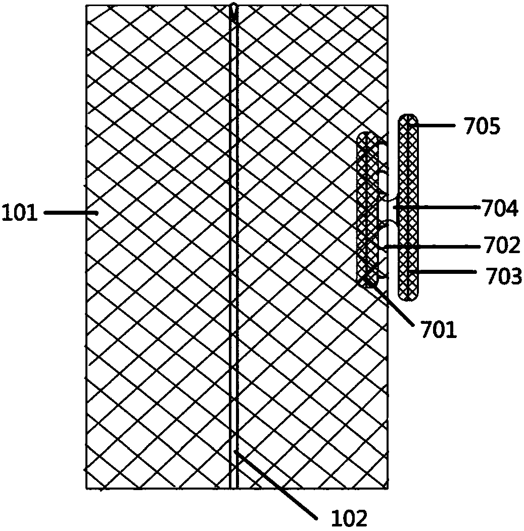 Plugging device for far end tears of aortic dissection