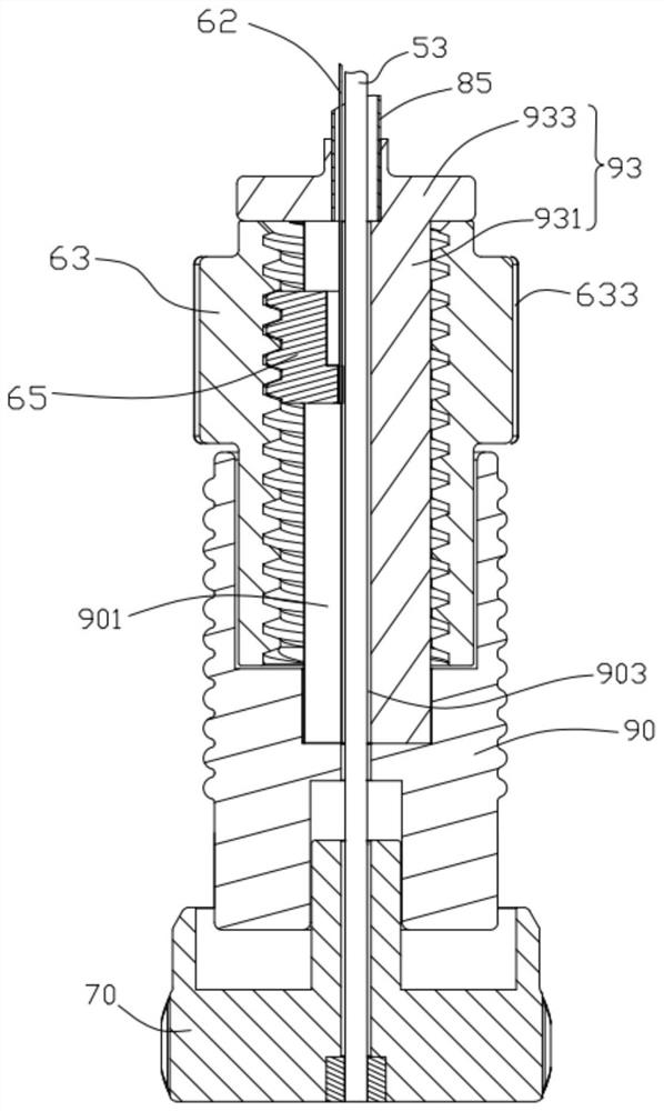 Bending-adjustable suture line locking device