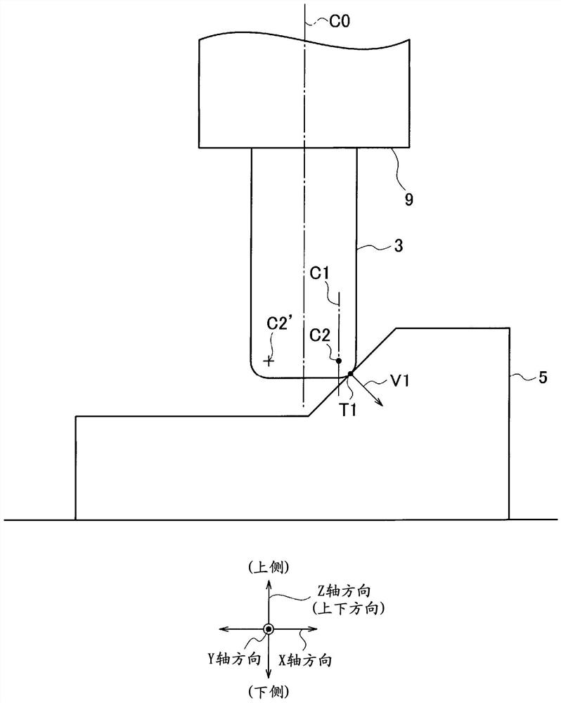 Workpiece machining method and workpiece machining device