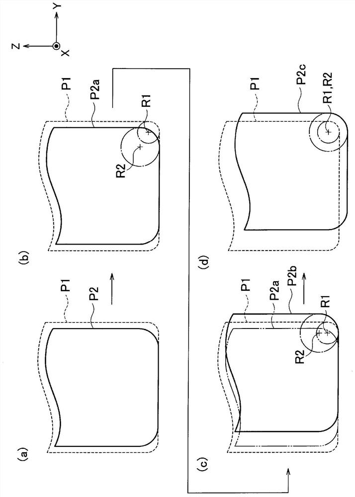 Workpiece machining method and workpiece machining device