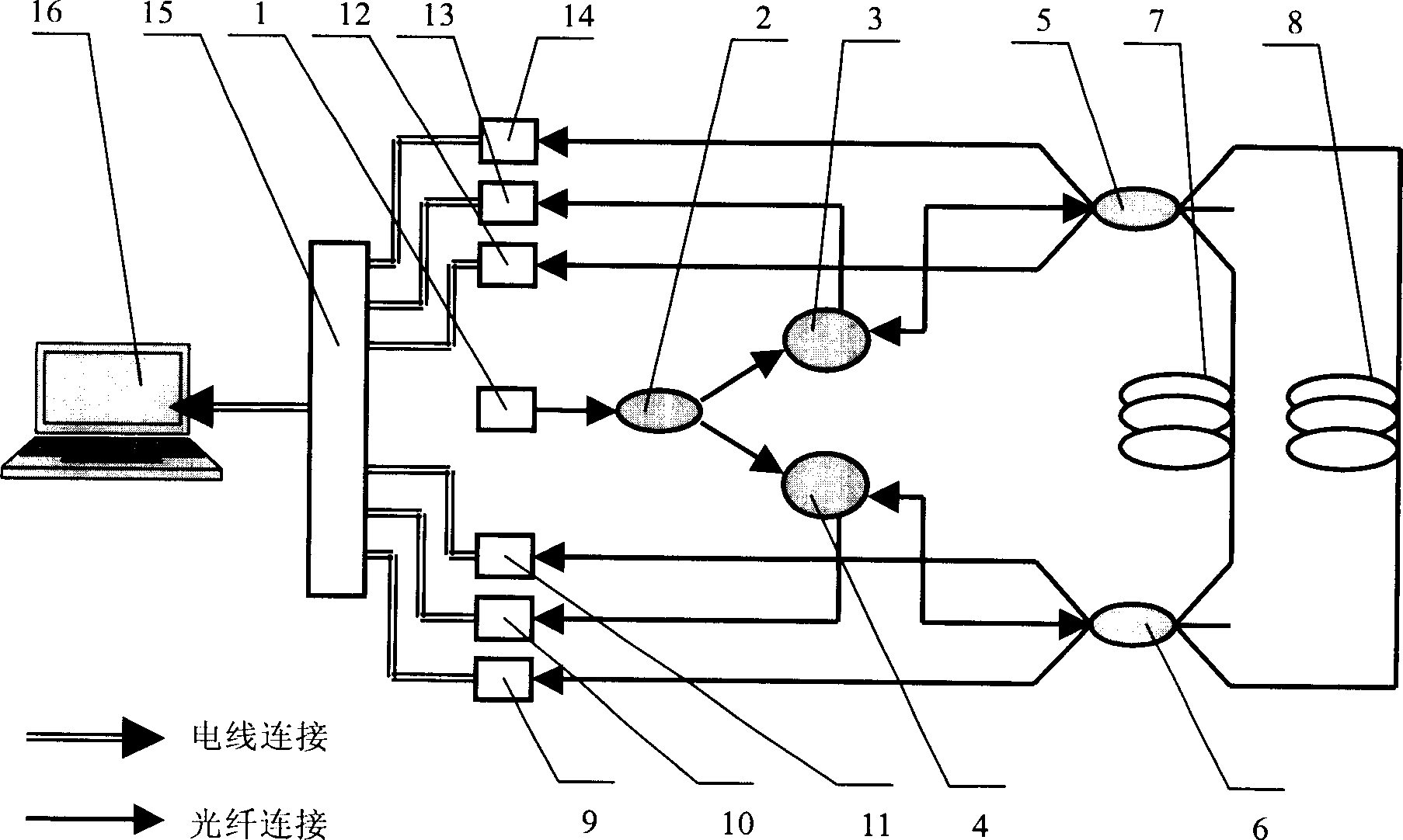 Distributed optical fiber vibration sensing method and apparatus thereof