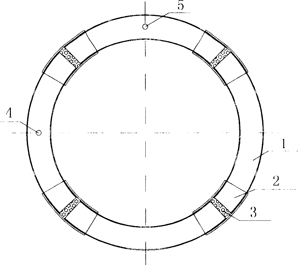 Scalable steel pipe concrete support