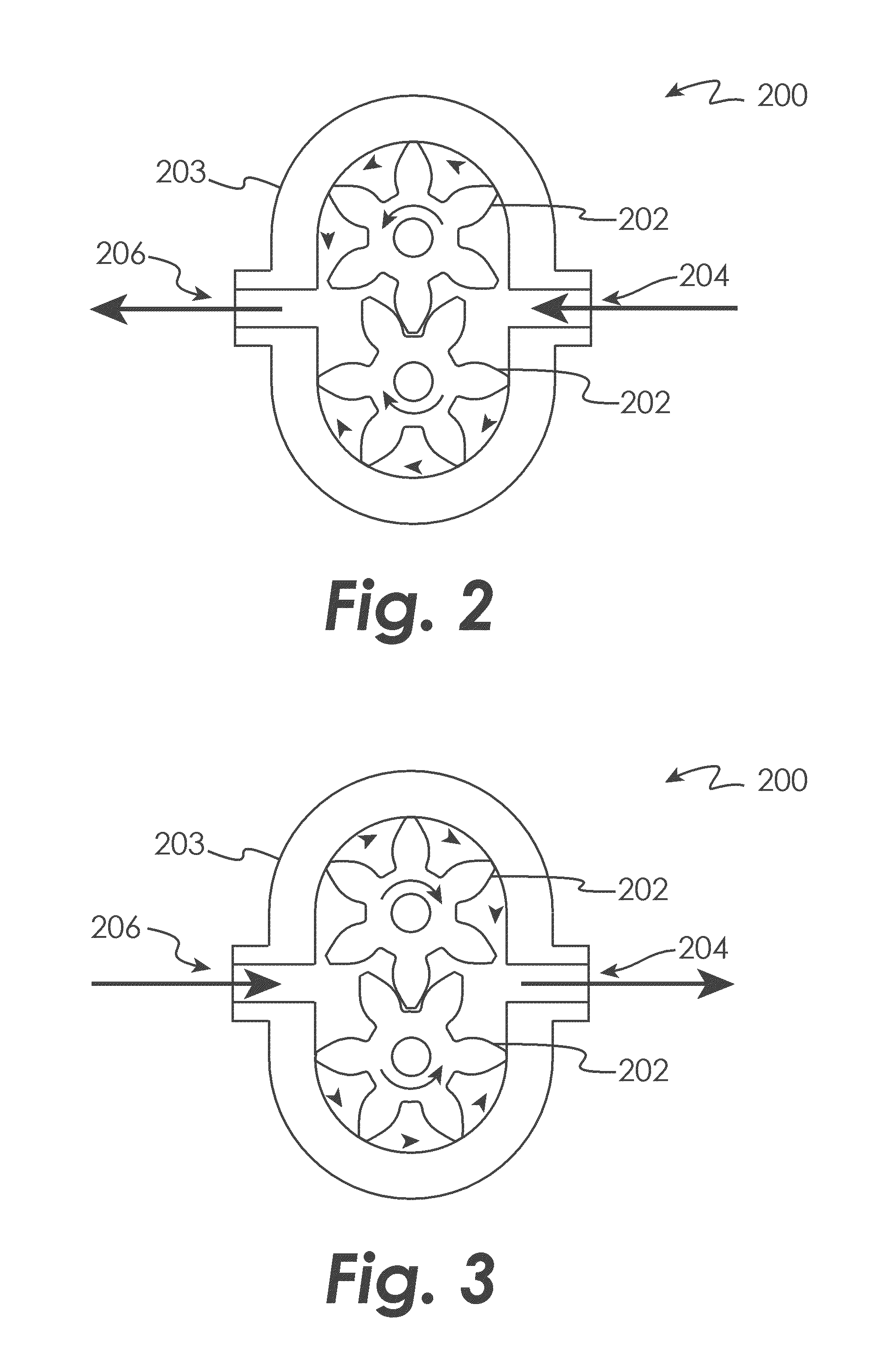 Lubrication of journal bearing during clockwise and counter-clockwise rotation