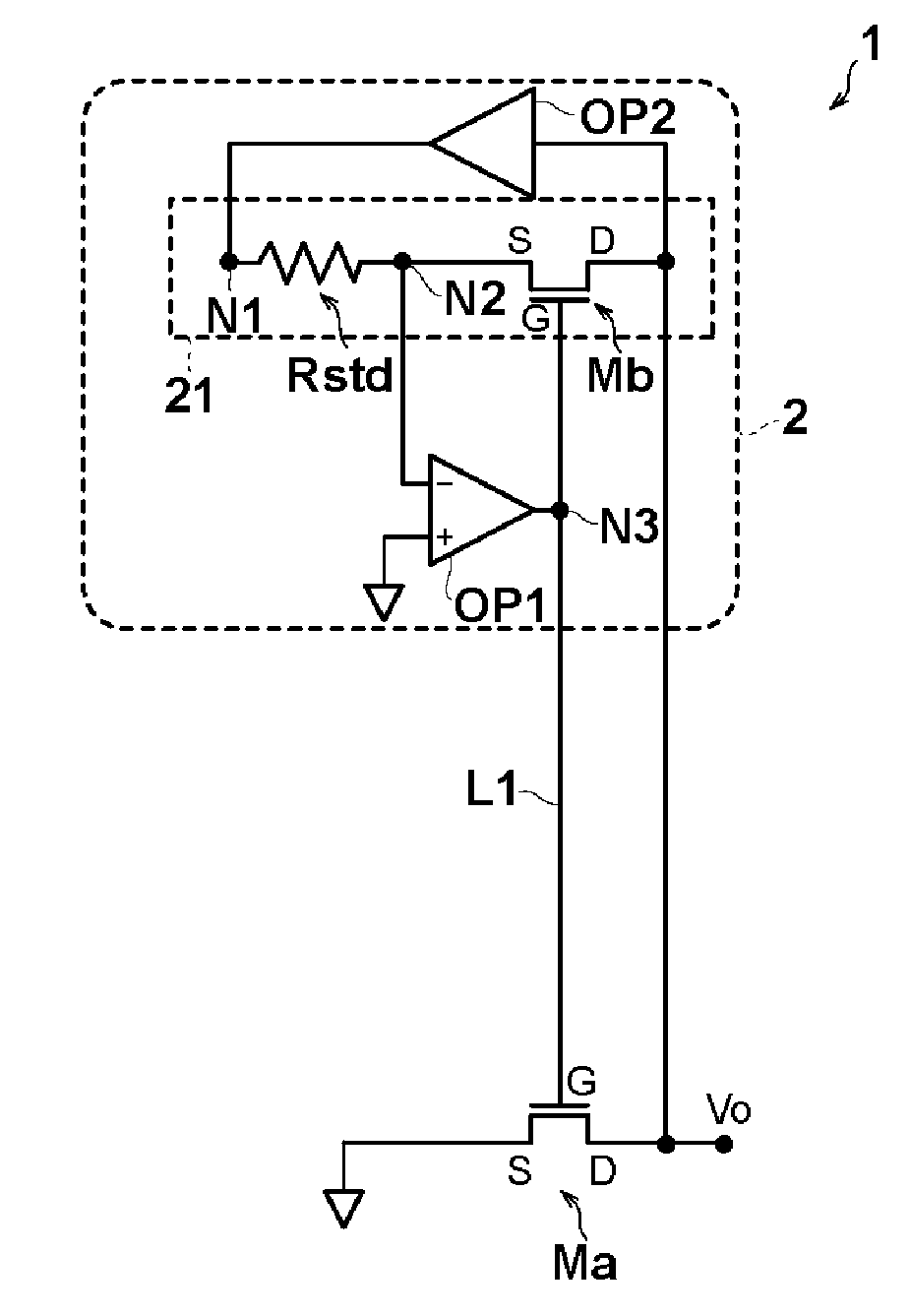 Psuedo resistor circuit and charge amplifier