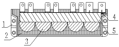 High temperature and high humidity resistant film capacitor and processing method thereof