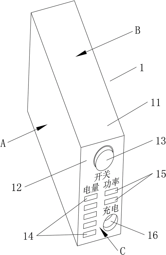 Battery case for body heater