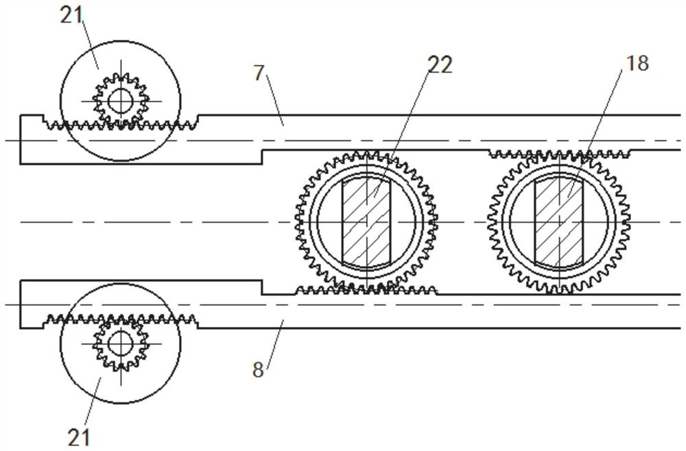 Mechanism for controlling valve opening and closing, variable valve device and method