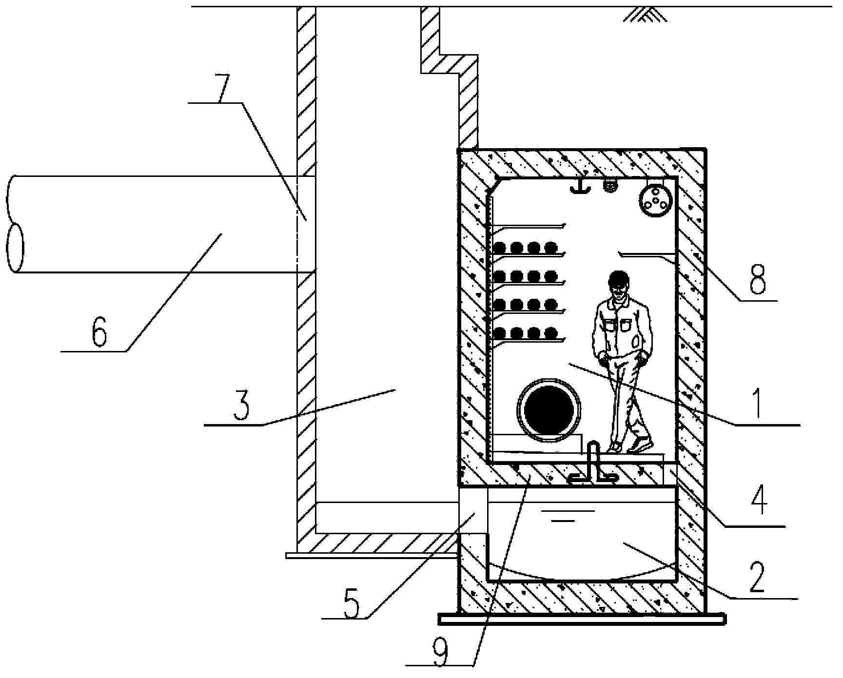 Comprehensive pipe gallery structure