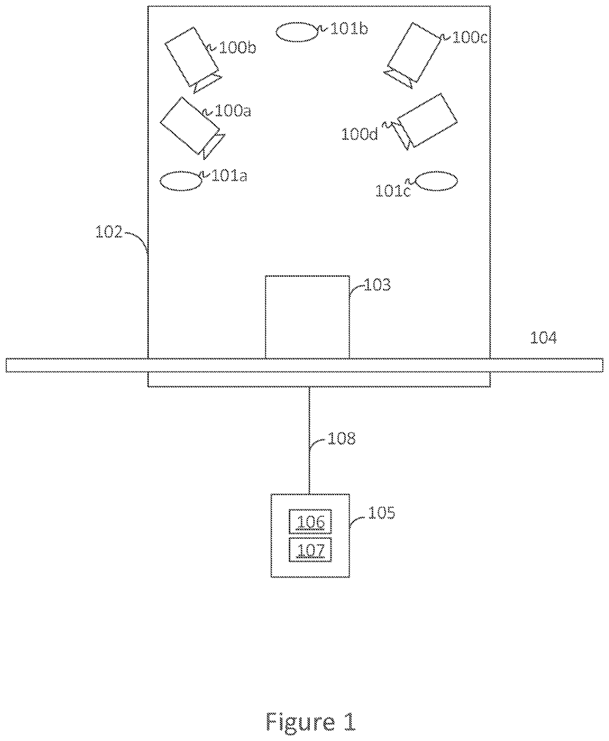 Machine vision system with a computer generated virtual reference object