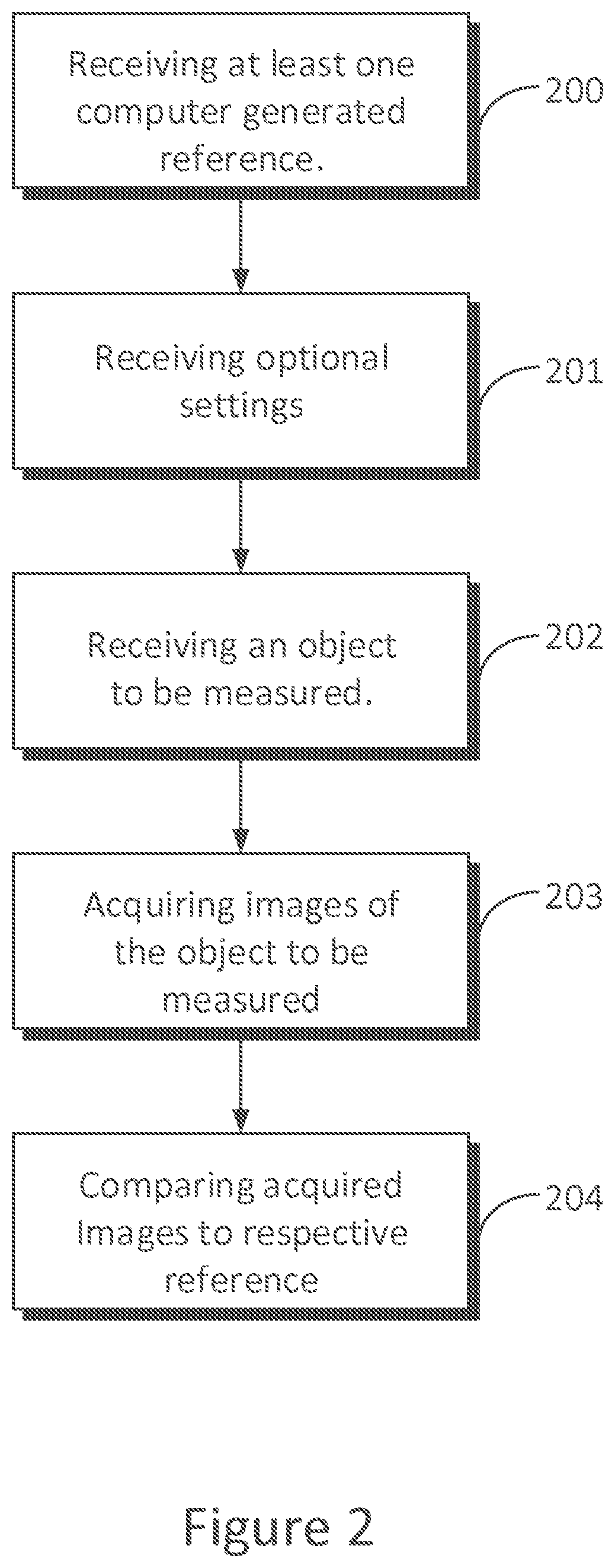 Machine vision system with a computer generated virtual reference object