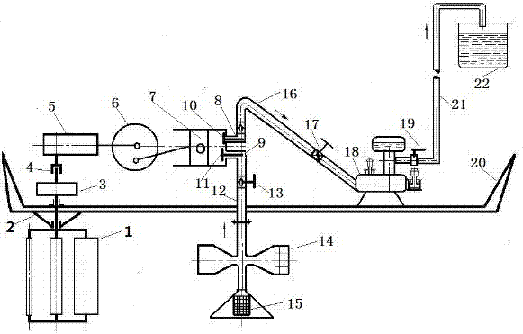 Pumping system powered by micro-head liquid energy