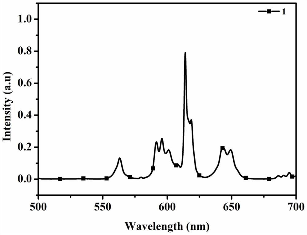 Multi-core rare earth doped organic complex light conversion agent and light conversion master batch as well as preparation method and application thereof