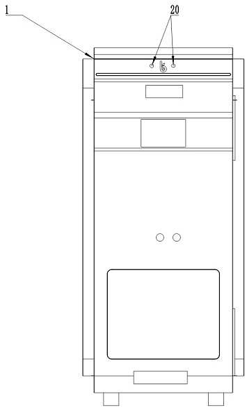 On-site automatic cooking and vending cabinet sharing system and method