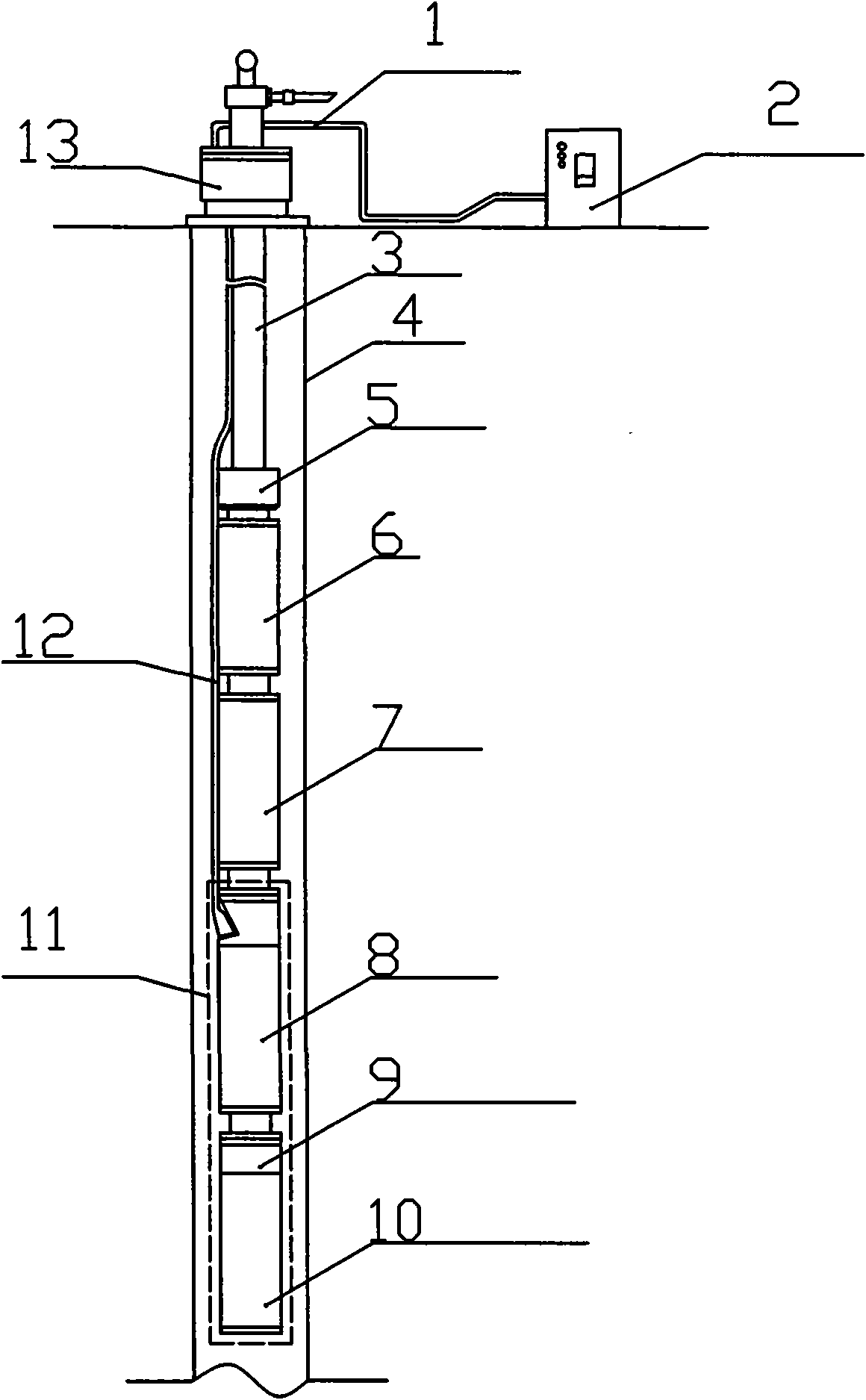 Submersible servodrive system