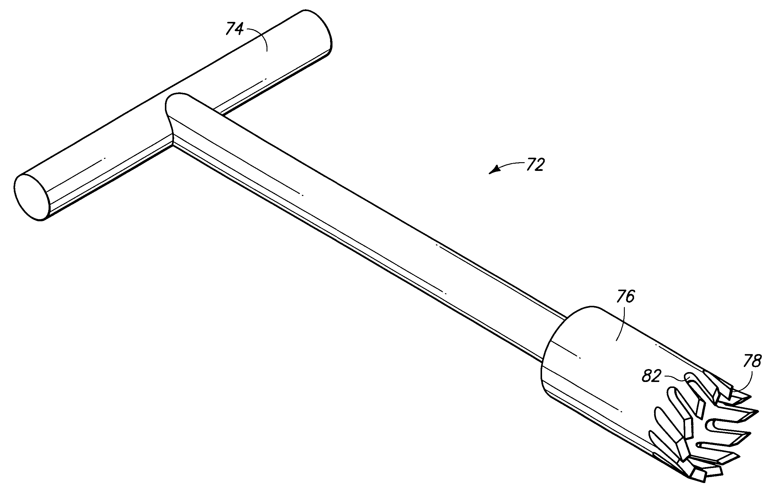 Apparatus and method for preparing a spinal implant surgical site for receiving a spinal fusion implant